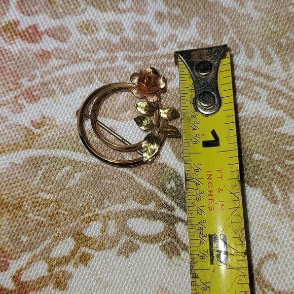 VTG Krementz Gold filled signed brooch - Picture 4 of 4